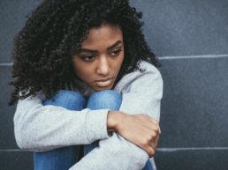 a sad girl want a mother's love
